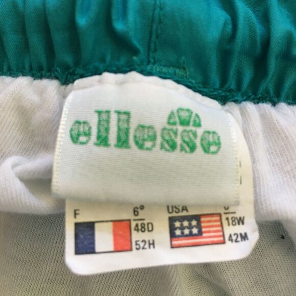 Ellesse Pants Unisex Sz 18W/42M Vintage Blue Lined Windbreaker Jogger Track - Picture 9 of 12